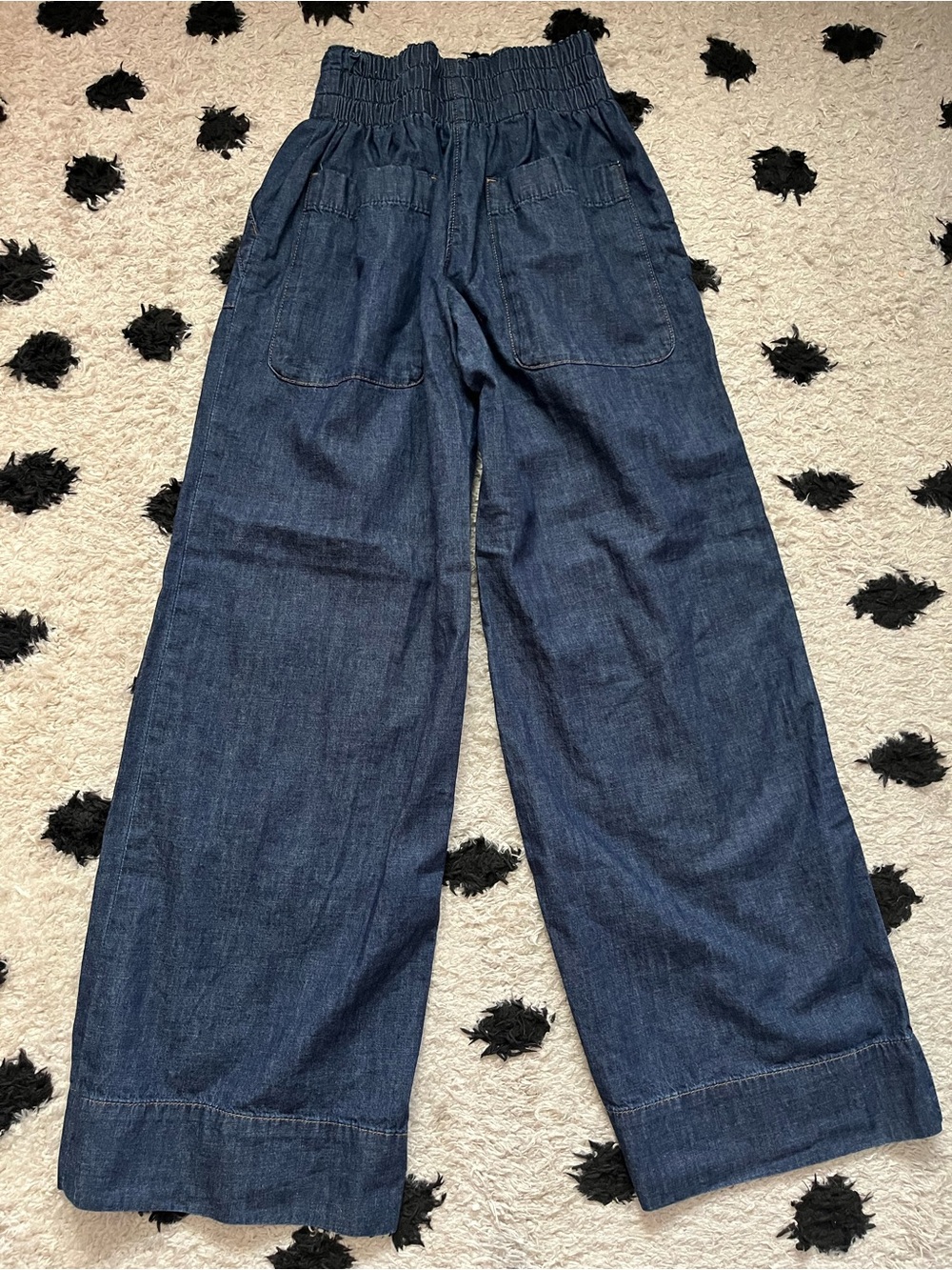 We the free size small Wide Leg Dark Denim Pants - Picture 11 of 13